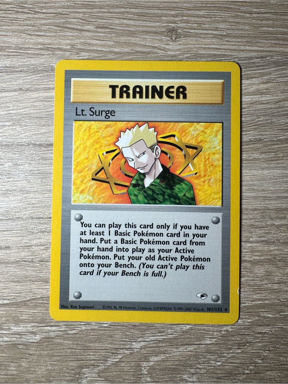 Lt. Surge #101/Pokemon Gym Heroes